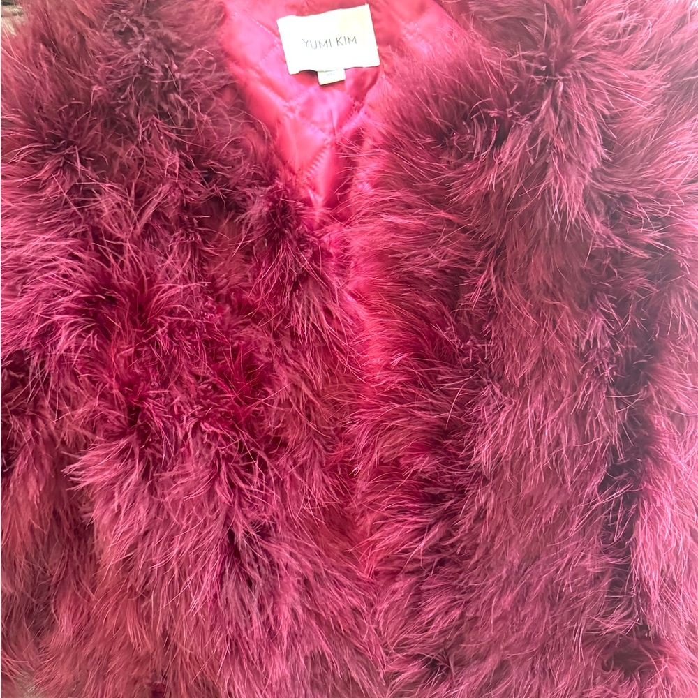 YUMI Kim ostrich feather jacket